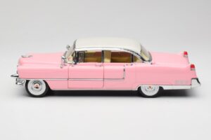 Cadillac Fleetwood Elvis Presley Roze MRC 1:18 LIC1000 Metaal — afbeelding 4 van 8