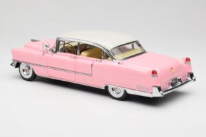 Cadillac Fleetwood Elvis Presley Roze MRC 1:18 LIC1000 Metaal — afbeelding 7 van 8