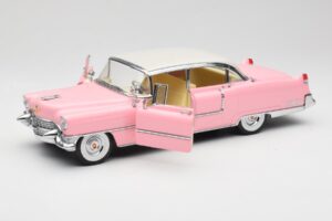 Cadillac Fleetwood Elvis Presley Roze MRC 1:18 LIC1000 Metaal — afbeelding 2 van 8