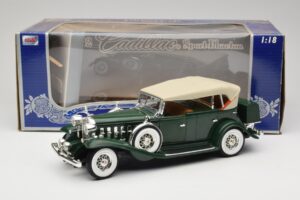 Cadillac Sport Phaeton Groen Anson 1:18 30383 Metaal — afbeelding 9 van 9