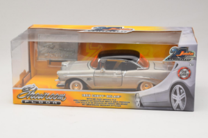 Chevrolet Bel Air Chrome Silver Jada 1:24 253745013 Metaal