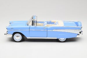 Chevrolet Bel Air Cabriolet Blauw Road Signature 1:18 55/1/0863 Metaal — afbeelding 4 van 8