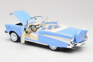 Chevrolet Bel Air Cabriolet Blauw Road Signature 1:18 55/1/0863 Metaal — afbeelding 5 van 8