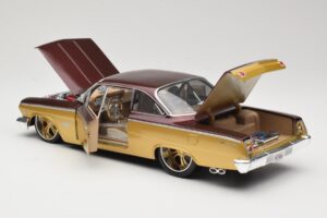 Chevrolet Bel Air Goud & Bruin Maisto 1:18 31064 Metaal — afbeelding 5 van 8