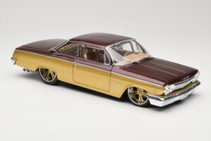 Chevrolet Bel Air Goud & Bruin Maisto 1:18 31064 Metaal — afbeelding 6 van 8