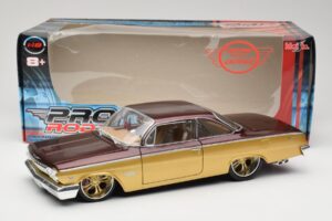 Chevrolet Bel Air Goud & Bruin Maisto 1:18 31064 Metaal — afbeelding 8 van 8