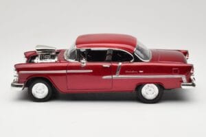 Chevrolet Bel Air Rood Motormax 1:18 73100TC-M1 Metaal — afbeelding 4 van 8