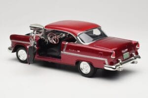 Chevrolet Bel Air Rood Motormax 1:18 73100TC-M1 Metaal — afbeelding 5 van 8
