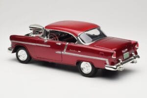Chevrolet Bel Air Rood Motormax 1:18 73100TC-M1 Metaal — afbeelding 7 van 8
