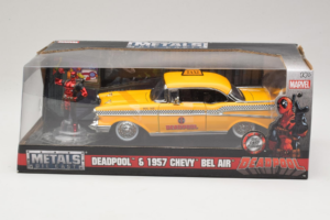 Chevrolet Bel Air Taxi Deadpool Metals Diecast 1:24 30290 Metaal
