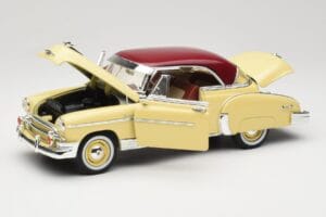Chevrolet Bel Air Geel & Rood Motormax 1:18 73111 Metaal — afbeelding 2 van 8