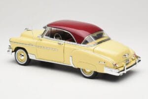 Chevrolet Bel Air Geel & Rood Motormax 1:18 73111 Metaal — afbeelding 7 van 8