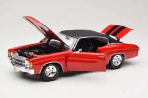 Chevrolet Chevelle SS 454 Rood Maisto 1:18 531892 Metaal — afbeelding 2 van 8