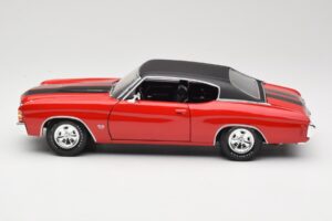Chevrolet Chevelle SS 454 Rood Maisto 1:18 531892 Metaal — afbeelding 4 van 8