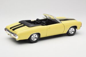 Chevrolet Chevelle SS 454 Geel Maisto 1:18 531890 Metaal — afbeelding 3 van 8