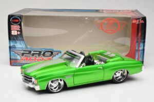Chevrolet Chevelle SS Cabriolet Groen Maisto 1:18 31099 Metaal — afbeelding 8 van 8