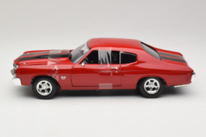 Chevrolet Chevelle SS Fast & Furious Rood Johnny Lightning 1:18 39578 Metaal — afbeelding 3 van 6