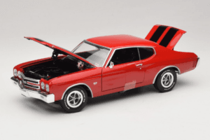 Chevrolet Chevelle SS Rood Jack Reacher Auto World 1:18 AWSS109/06 Metaal — afbeelding 2 van 8
