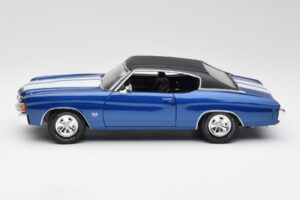 Chevrolet Chevelle SS 454 Blauw Maisto 1:18 531886 Metaal — afbeelding 4 van 8