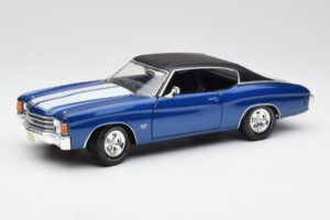 Chevrolet Chevelle SS 454 Blauw Maisto 1:18 531886 Metaal