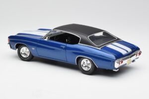 Chevrolet Chevelle SS 454 Blauw Maisto 1:18 531886 Metaal — afbeelding 7 van 8