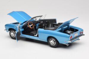 Chevrolet Corvair Monza Cabriolet Blauw Road Signature 1:18 92498 Metaal — afbeelding 5 van 8