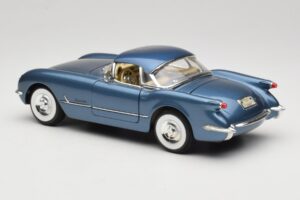 Chevrolet Corvette C1 Blauw Mira 1:18 6105 Metaal — afbeelding 7 van 8