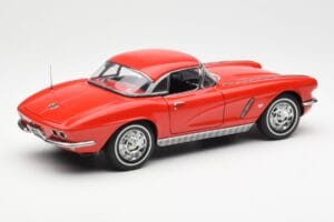 Chevrolet Corvette C1 Cabriolet Roman Rood AUTOart 1:18 71102 Metaal — afbeelding 3 van 8