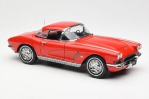 Chevrolet Corvette C1 Cabriolet Roman Rood AUTOart 1:18 71102 Metaal — afbeelding 6 van 8