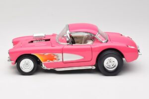 Chevrolet Corvette C1 Gasser Roze Road Legends 1:18 92019-R1 Metaal — afbeelding 4 van 8