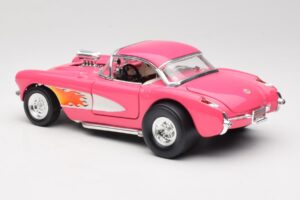 Chevrolet Corvette C1 Gasser Roze Road Legends 1:18 92019-R1 Metaal — afbeelding 7 van 8