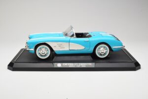 Chevrolet Corvette C1 Hard Top Blauw Solido 1:12 1202-M1 Metaal — afbeelding 4 van 8