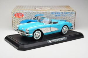 Chevrolet Corvette C1 Hard Top Blauw Solido 1:12 1202-M1 Metaal — afbeelding 8 van 8