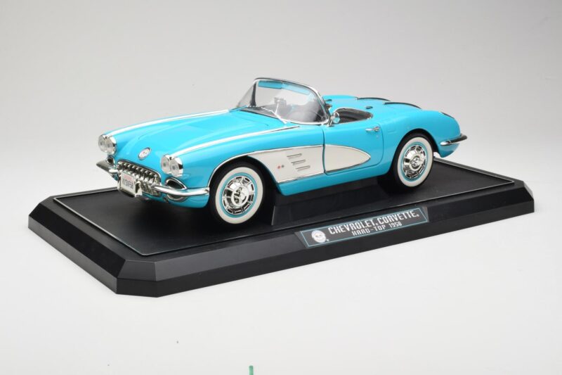 Chevrolet Corvette C1 Hard Top Blauw Solido 1:12 1202-M1 Metaal
