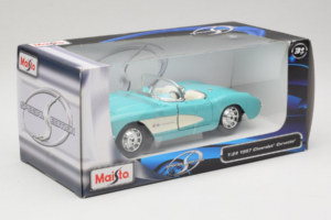 Chevrolet Corvette C1 Mintgroen Maisto 1:24 31275 Metaal — afbeelding 2 van 3