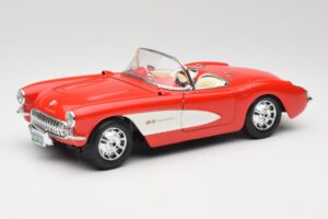 Chevrolet Corvette C1 Roadster Rood Bburago 1:18 3024 Metaal