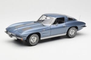 Chevrolet Corvette C2 Blauwgrijs Metallic AUTOart 1:18 71182 Metaal