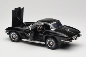 Chevrolet Corvette C2 Zwart American Muscle 1:18 AMM1099/06 Metaal — afbeelding 5 van 8