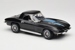 Chevrolet Corvette C2 Zwart American Muscle 1:18 AMM1099/06 Metaal — afbeelding 6 van 8