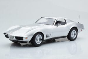 Chevrolet Corvette C3 Zilver Norev 1:18 189032 Metaal