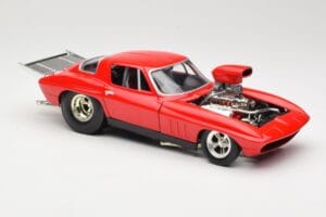 Chevrolet Corvette C3 Dragster Rood Hot Wheels 1:18 29226 Metaal — afbeelding 6 van 8