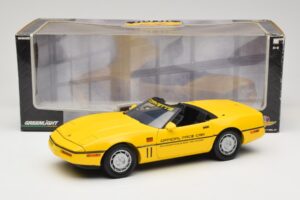 Chevrolet Corvette C4 Indianapolis 500 Pace Car Geel Greenlight 1:18 11801-06 Metaal — afbeelding 8 van 8