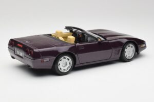Chevrolet Corvette C4 LT4 Cabriolet Paars Metallic Maisto 1:18 50277 Metaal — afbeelding 3 van 8