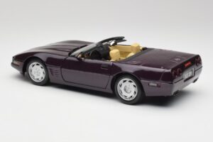 Chevrolet Corvette C4 LT4 Cabriolet Paars Metallic Maisto 1:18 50277 Metaal — afbeelding 7 van 8