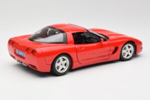 Chevrolet Corvette C5 Rood Bburago 1:18 3066 Metaal — afbeelding 3 van 8
