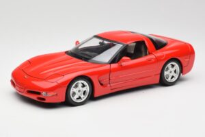 Chevrolet Corvette C5 Rood Bburago 1:18 3066 Metaal