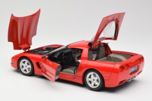 Chevrolet Corvette C5 Rood Bburago 1:18 3066 Metaal — afbeelding 5 van 8