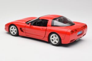 Chevrolet Corvette C5 Rood Bburago 1:18 3066 Metaal — afbeelding 7 van 8