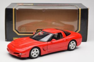 Chevrolet Corvette C5 Rood Bburago 1:18 3066 Metaal — afbeelding 8 van 8
