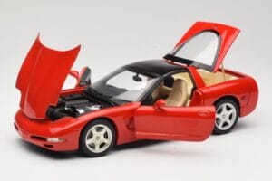 Chevrolet Corvette C5 Targa Rood UT Models 1:18 21001 Metaal — afbeelding 2 van 8